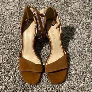 Suede heeled Sandals